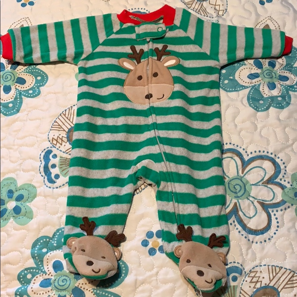 Reindeer jumpsuit/pijamas